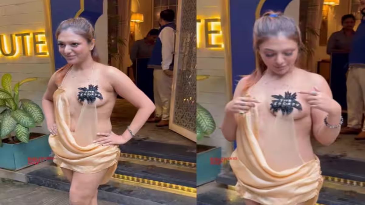 Backless और See-Through Dress में स्पॉट हुई Khushi Mukherjee, पैपराजी को दिया पोज …