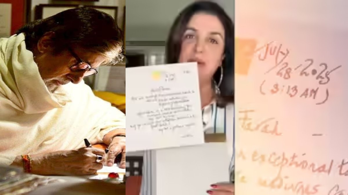 Amitabh Bachchan ने पूरी की Farah Khan की ख्वाहिश, रात के 3:13 बजे लिखा लेटर …