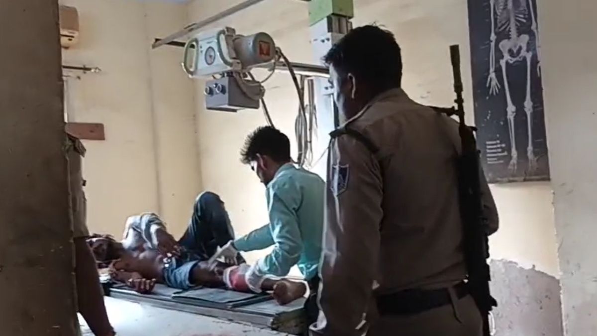 पुलिस और बदमाश के बीच मुठभेड़ः शॉर्ट एनकाउंटर में पकड़ा गया लूट और डकैती का आरोपी, गोलीबारी में 1 आरक्षक भी घायल