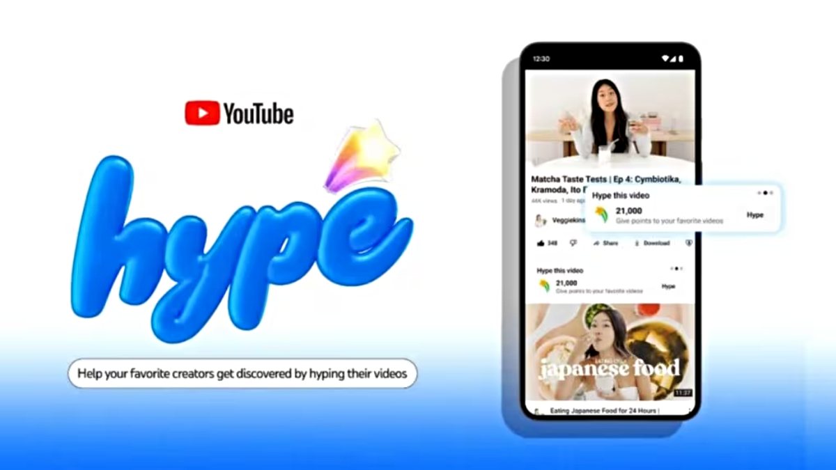 YouTube का बड़ा तोहफा! छोटे क्रिएटर्स को मिलेगा ज्यादा व्यू, भारत में लॉन्च हुआ Hype फीचर