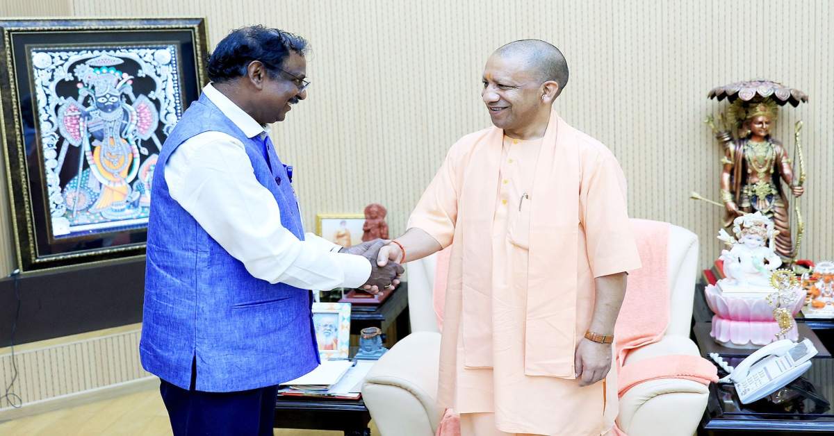 ISRO अध्यक्ष एस. सोमनाथ ने सीएम योगी से की मुलाकात, विज्ञान के क्षेत्र में नए आयाम खोलने को लेकर हुई चर्चा