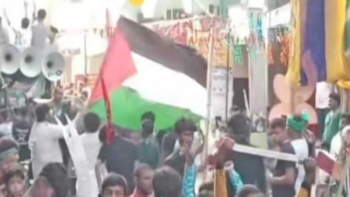 Nawada Palestinian Flag: ताजिया जुलूस में लहराया गया फिलिस्तीनी झंडा, वीडियो वायरल, प्रशासन अलर्ट