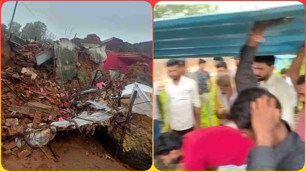 MP में बारिश का कहर: छतरपुर में कच्चा घर गिरने से 2 की मौत, रायसेन में टीन शेड हाथ में पकड़कर करना पड़ा अंतिम संस्कार