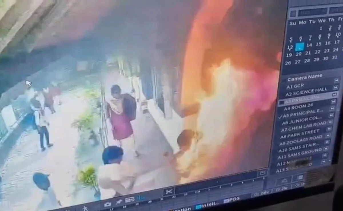 प्रोफ़ेसर के यौन उत्पीडन से परेशान थी छात्रा… कार्रवाई ना होने पर लगाई आग, प्रोफ़ेसर गिरफ्तार