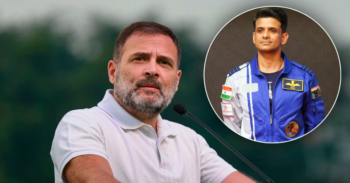 कल लखनऊ दौरे पर रहेंगे राहुल गांधी, ग्रुप कैप्टन शुभांशु शुक्ला के घर जाकर परिजनों से कर सकते हैं मुलाकात