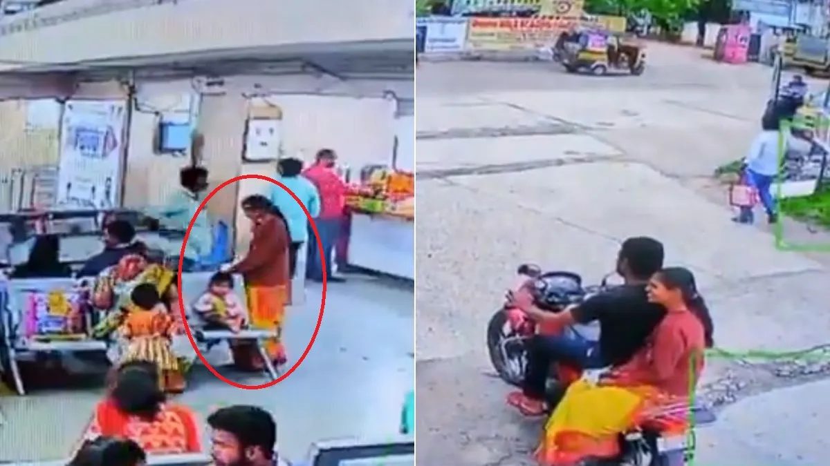 कलयुगी मां : 15 महीने के बेटे को बस स्टैंड की बेंच पर रखकर भागी मां, अकेला बैठा रोता रह गया बच्चा, VIDEO देख पसीज गया हर किसी का दिल