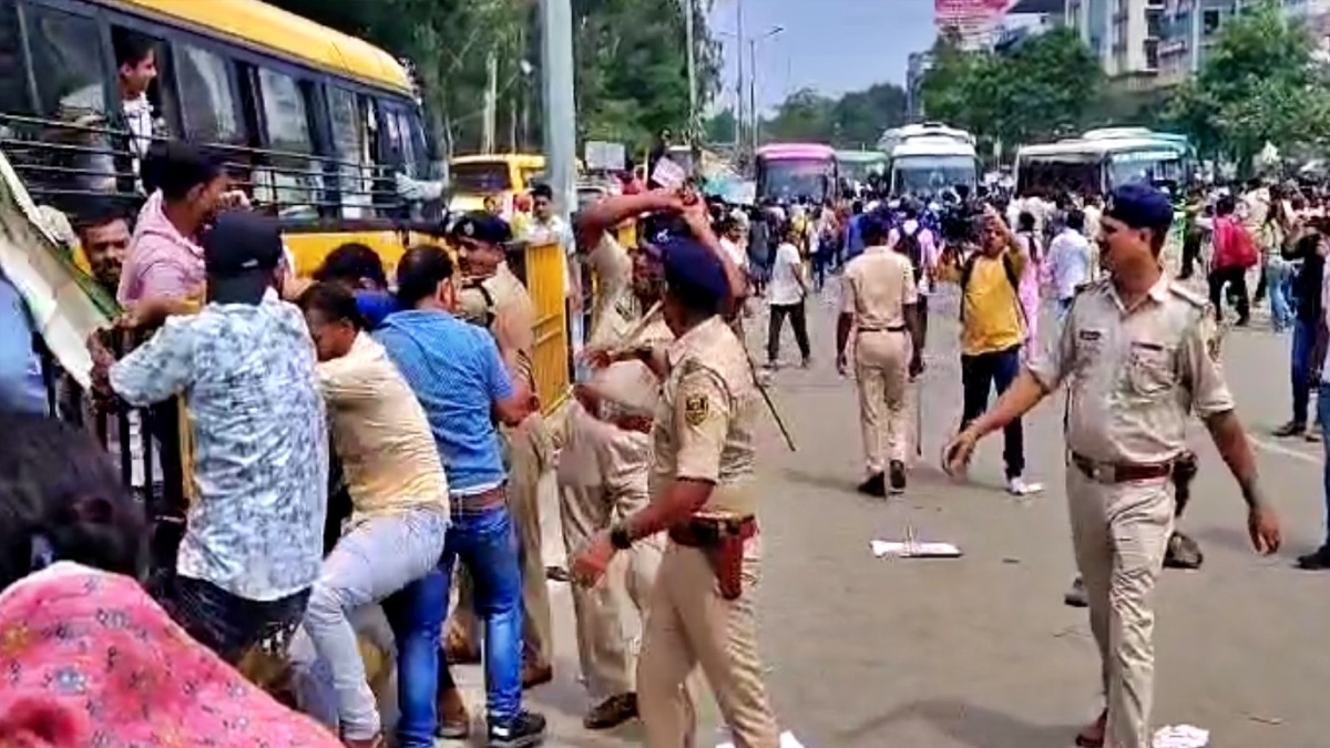 बड़ी खबर: STET के बिना भर्ती का विरोध, पटना में अभ्यर्थियों का हंगामा, पुलिस ने किया लाठीचार्ज