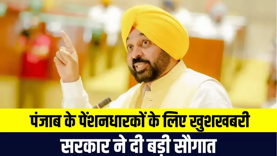 पंजाब सरकार की पहल : 3 लाख पेंशनरों के लिए शुरू हुआ पेंशन सेवा पोर्टल, 6 विभागों पर फोकस