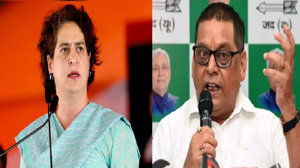 ‘उन्होंने एयरपोर्ट पर लगे मार्बल में जरूर देखा होगा अपना चेहरा’, जदयू नेता नीरज कुमार का प्रियंका गांधी पर बड़ा बयान
