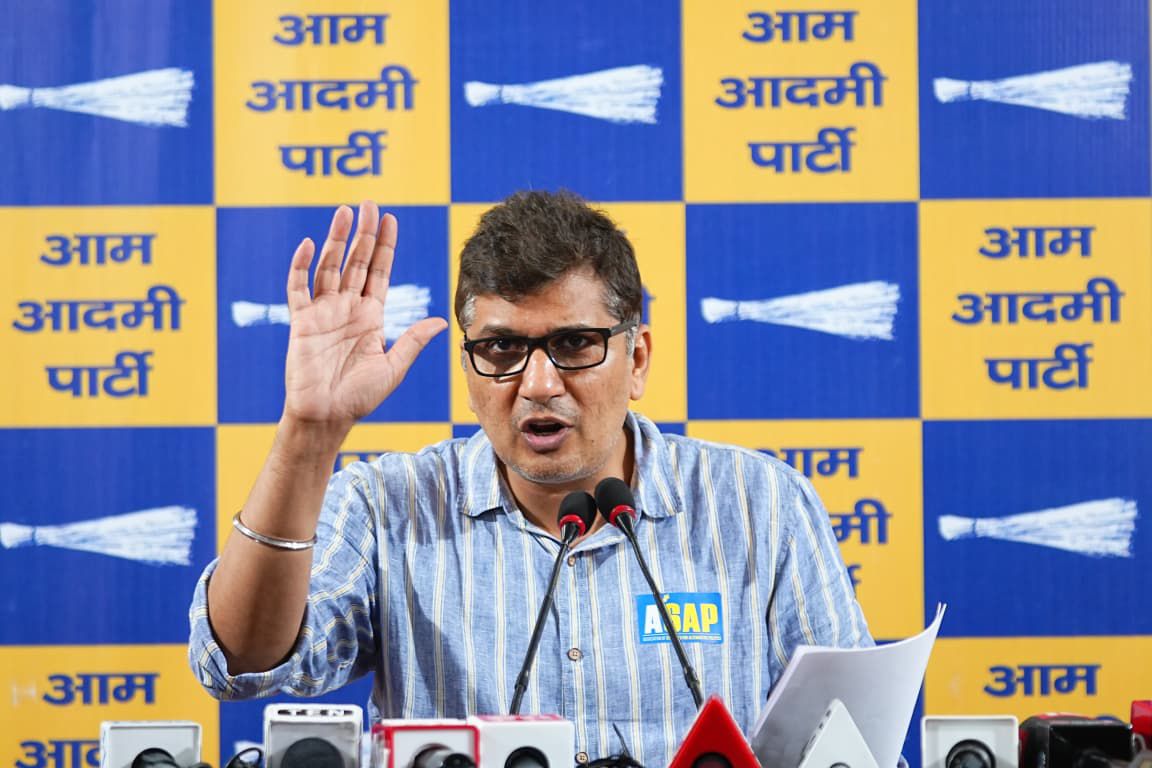 अडानी को बचाने में क्यों लगी हुई है भाजपा सरकार : सौरभ भारद्वाज