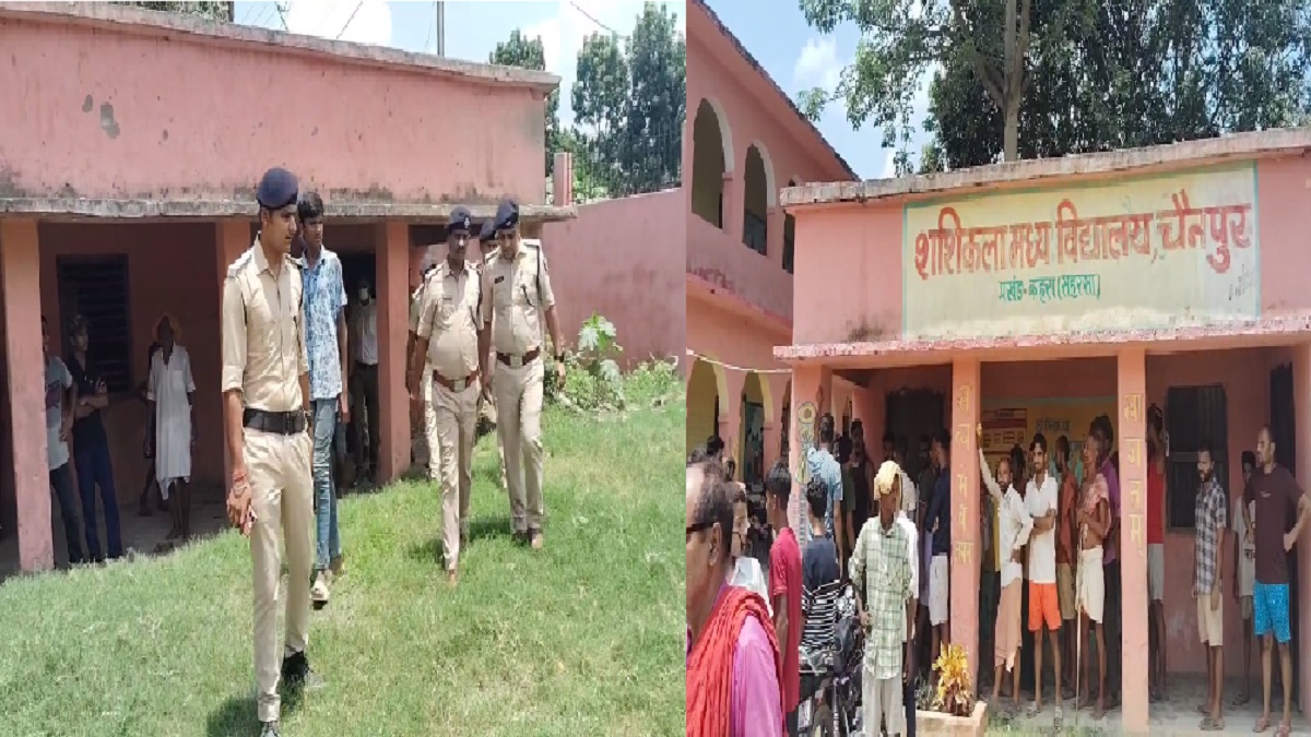 सहरसा: स्कूल में छात्र का शव मिलने से गांव में सनसनी, मृतक के हाथ पर मिला जलने का निशान, जांच में जुटी पुलिस