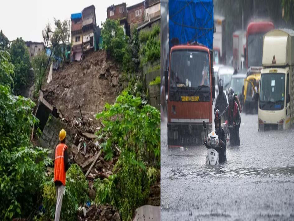 मुंबई में भारी बारिश से मचा कोहराम, विक्रोली में भूस्खलन से 2 की मौत; कई इलाकों में जलभराव, रेड अलर्ट जारी