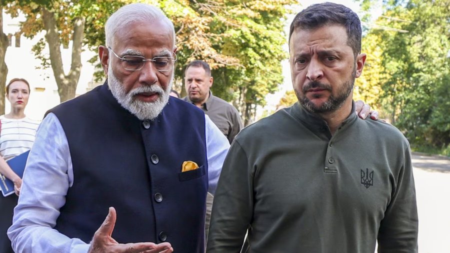 जेलेंस्की ने पीएम मोदी से की बात, शांति की शीघ्र बहाली के प्रयासों के लिए आभार व्यक्त किया ; जल्द आ सकते हैं भारत