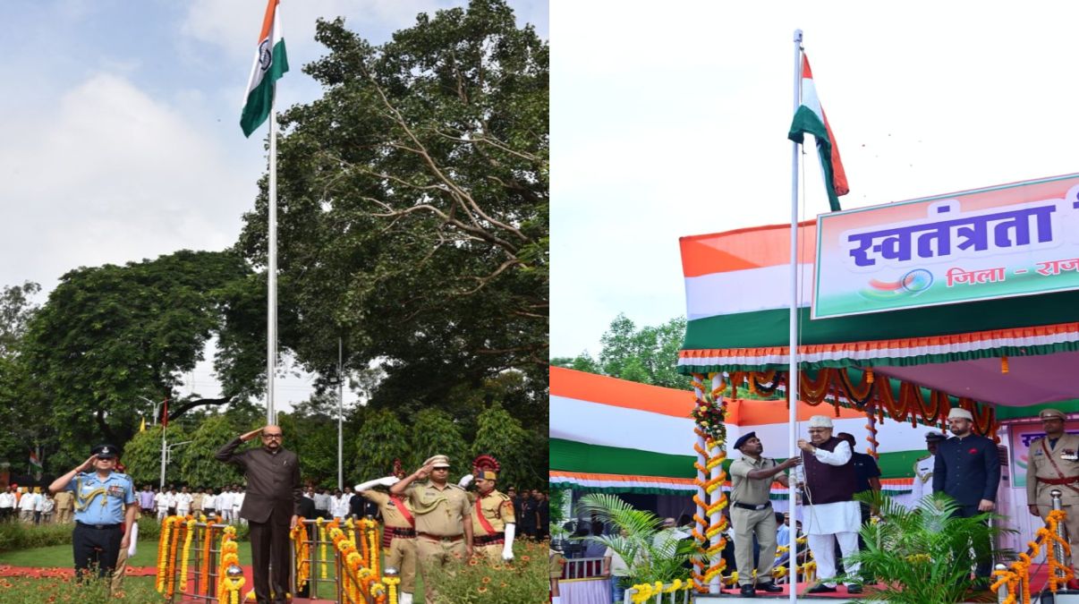 CG में आजादी का जश्न : राज्यपाल रमेन डेका ने राजभवन में तो विस अध्यक्ष डॉ. रमन सिंह ने राजनांदगांव में किया ध्वजारोहण, जानिए मंत्रियों-विधायकों ने कहां-कहां फहराया तिरंगा