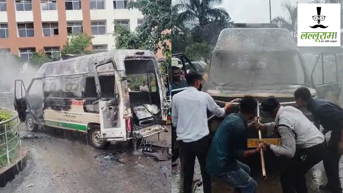 बड़ा हादसा होते-होते टल गया : डिमरापाल मेडिकल कॉलेज में एंबुलेंस में आग, बाल-बाल बची मरीज की जान …