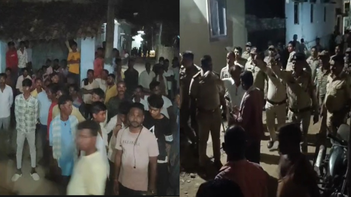 दो गुटों के बीच खूनी संघर्ष : मारपीट में युवक की हत्या, कार्रवाई के लिए पहुंची पुलिस, ग्रामीणों ने किया पथराव