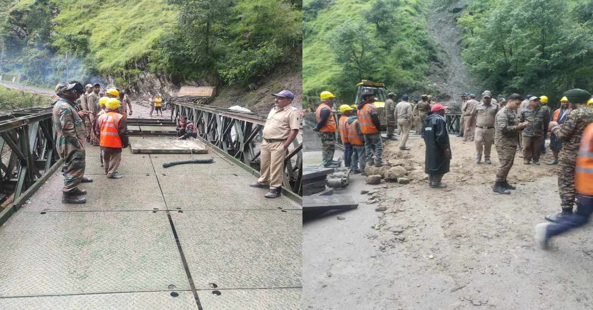 बर्बादी के बाद राहत की खबर…बेली ब्रिज का निर्माण कार्य पूरा, गंगोत्री मार्ग पर अब यहां तक शुरू हुआ सड़क मार्ग