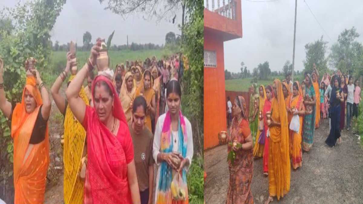 यहां पहली बार महिलाओं ने निकाली कावड़ यात्रा: रास्ते में पुष्प वर्षा से स्वागत, भगवान शिव का किया जलाभिषेक