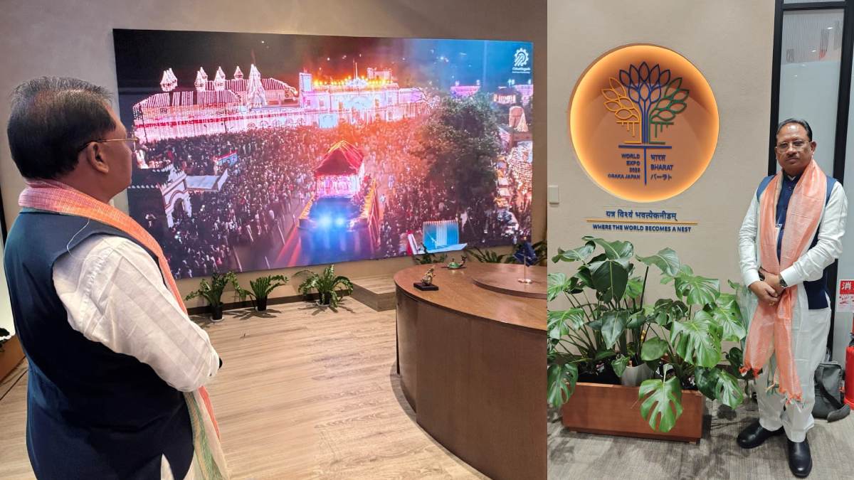 मुख्यमंत्री विष्णु देव साय पहुंचे छत्तीसगढ़ पैवेलियन: वर्ल्ड एक्सपो 2025 में दिखी प्रदेश की संस्कृति और समृद्धि की अद्भुत झलक