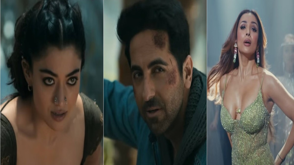Thama Teaser Out : प्यार और डर के साथ फिल्म में होगा खूनी खेल, आइटम नंबर करते दिखेंगी Malaika Arora …