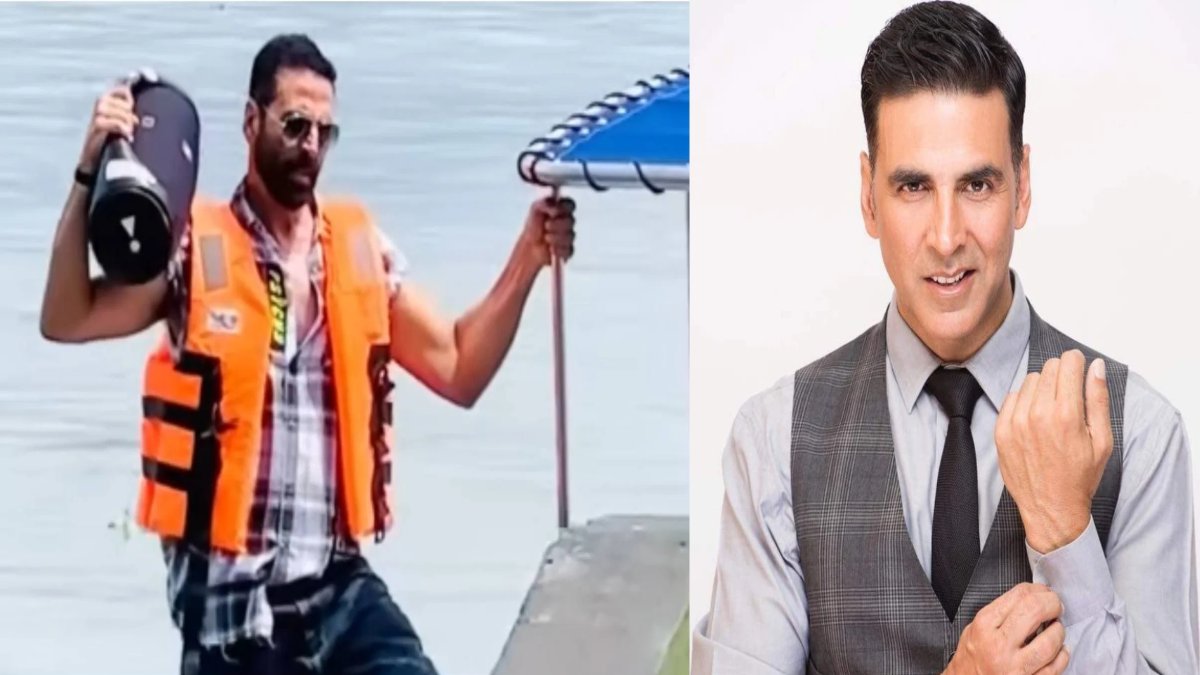 Akshay Kumar ने शुरू की Haiwaan की शूटिंग, बोट पर लटकते हुए सेट में पहुंचे …