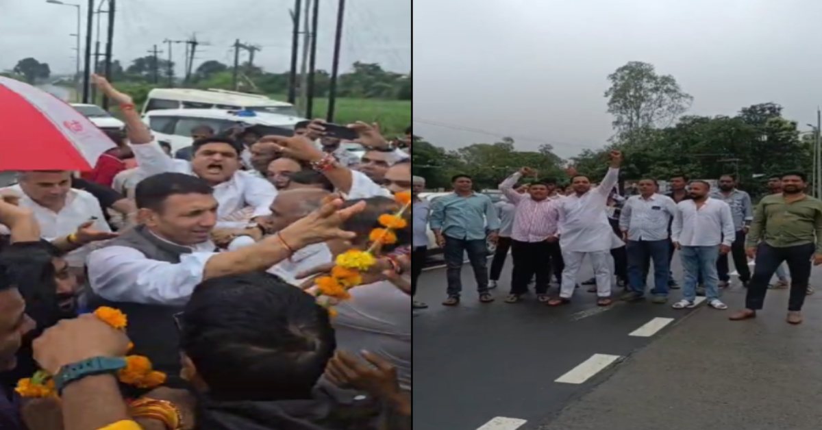 पूर्व विधायक को जिलाध्यक्ष बनाने पर कांग्रेस में दो फाड़: जीतू पटवारी के सामने दिखी गुटबाजी, दो खेमों ने की जमकर नारेबाजी