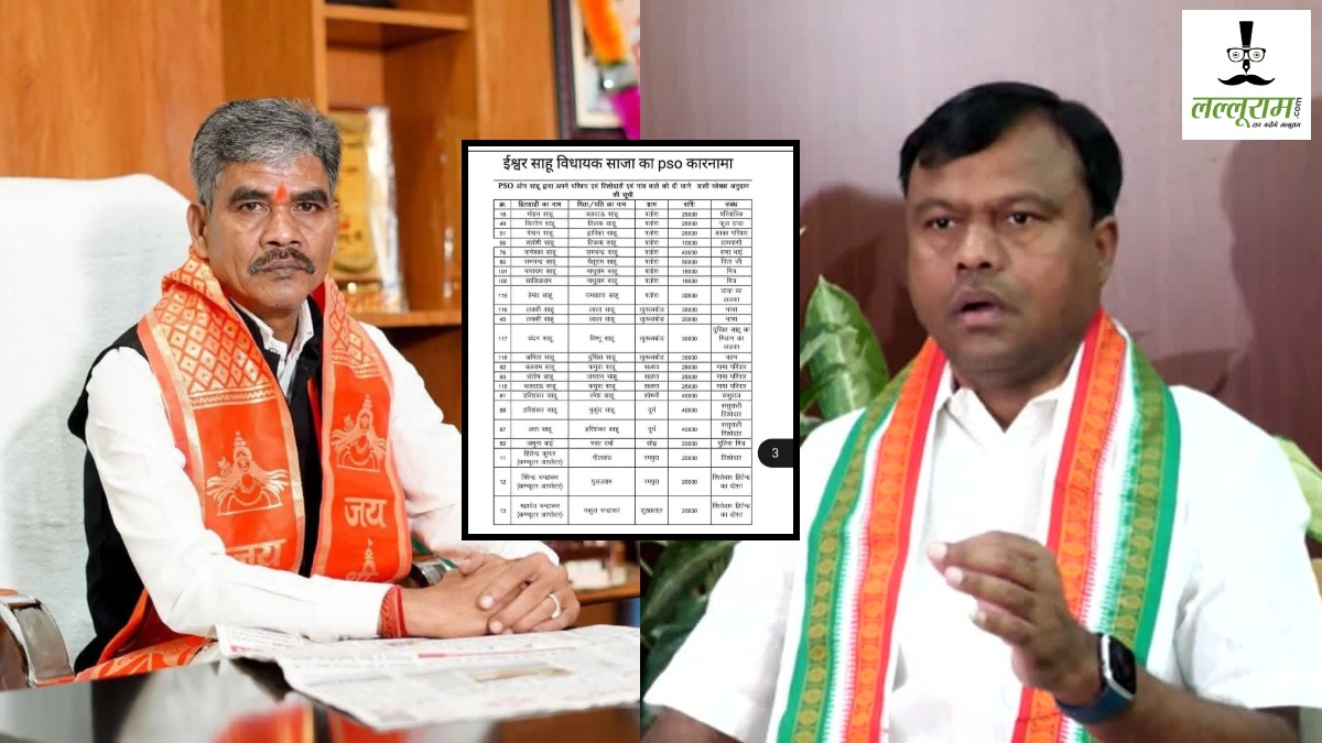 स्वेच्छानुदान राशि पर सियासत : MLA ईश्वर साहू बोले- गरीब का बेटा बना विधायक, इसलिए कांग्रेसियों के पेट में दर्द, पीसीसी चीफ बैज ने भी कसा तंज