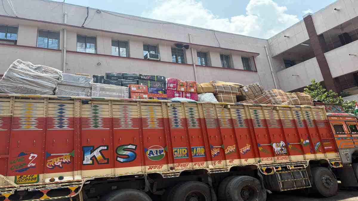 सेंट्रल GST की बड़ी कार्रवाई: पान मसाला-तम्बाकू से भरा ट्रक पकड़ा, बिना बिल हो रही थी सप्लाई