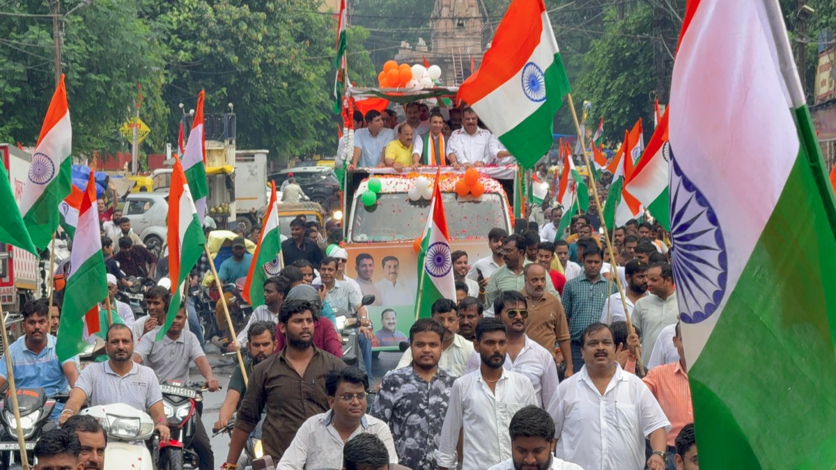 ग्वालियर में निकली कांग्रेस की ‘वोट सत्याग्रह तिरंगा यात्रा’: जीतू पटवारी ने BJP पर लगाया वोट चोरी का आरोप 