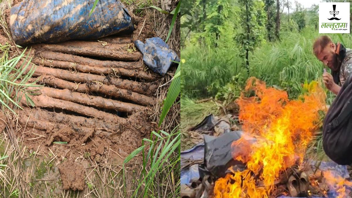 CRPF जवानों को मिली सफलता, नक्सलियों के खुफिया डंप से भारी मात्रा में दैनिक सामाग्री बरामद