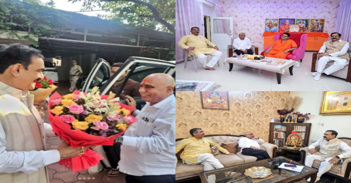 MP में राजनीतिक नियुक्तियों की कवायद के बीच मुलाकातों का दौर: बीजेपी प्रदेश अध्यक्ष ने की नरोत्तम मिश्रा से मुलाकात, प्रज्ञा ठाकुर से भी मिले