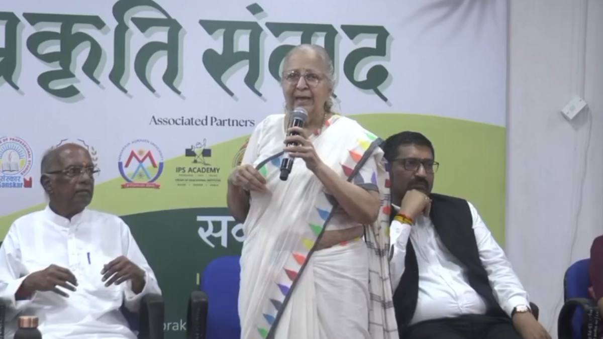 नदियों की दुर्दशा पर पूर्व लोकसभा स्पीकर सुमित्रा महाजन ने मांगी माफी, कहा- इसके लिए हमारी पीढ़ी जिम्मेदार 