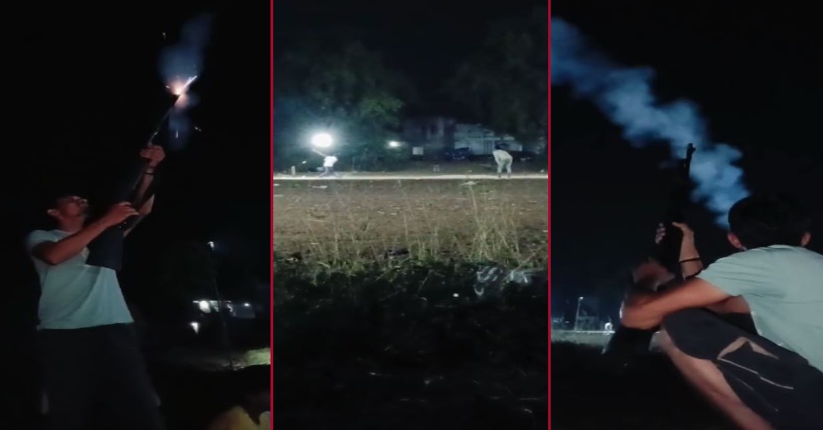 क्रिकेट टूर्नामेंट में चली गोलियां: पुलिस को नहीं लगी भनक, हवाई फायर का वीडियो वायरल