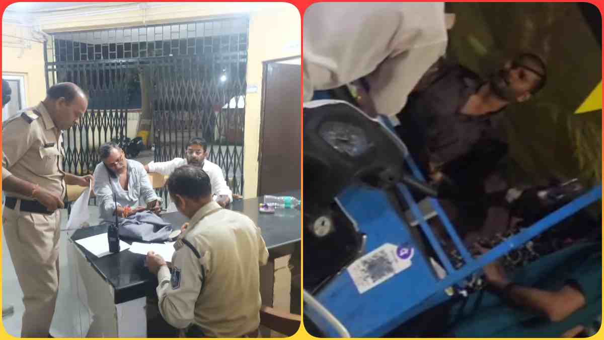 इंदौर में आंगनबाड़ी के बाहर शराब पी रहे गुंडों ने पत्रकार पर किया हमला, चाकू से मारने की कोशिश, आरोपी फरार