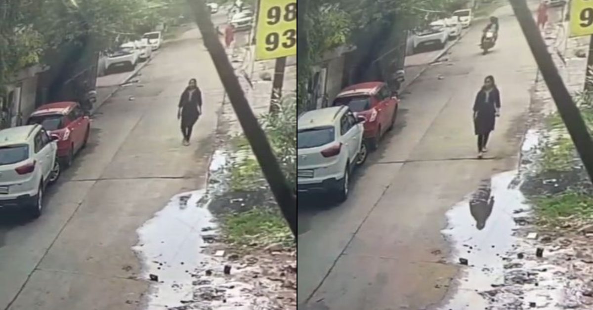इंदौर में महिला से छेड़छाड़: कमर पर मारा हाथ, बाइक सवार बदमाशों की करतूत CCTV में कैद