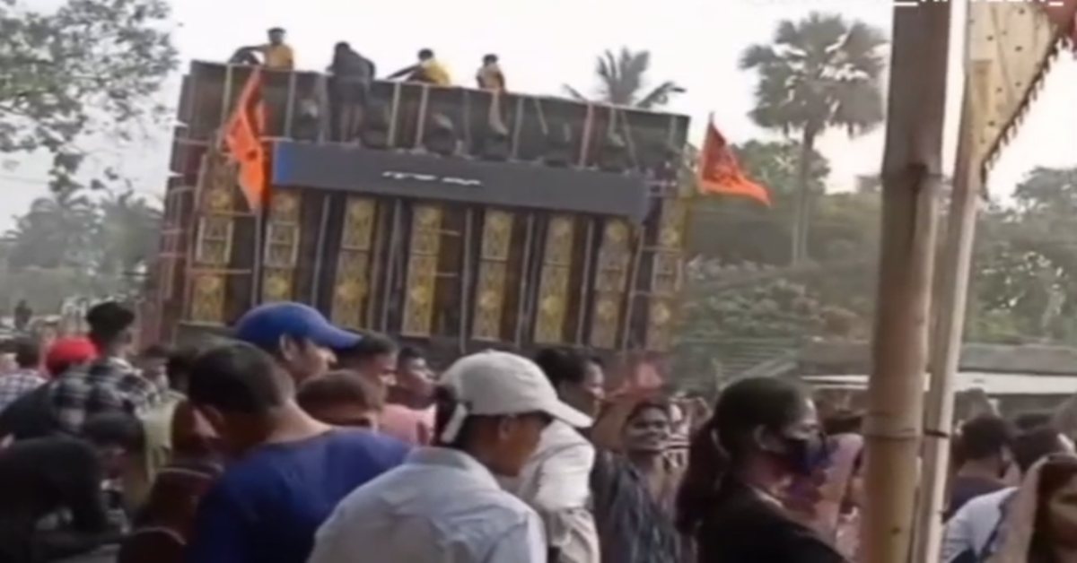 प्रदीप मिश्रा की कांवड़ यात्रा में लगा बड़ा DJ: आवाज इतनी कि घरों-दुकानों के हिलने लगे बर्तन, 8 डीजे जब्त