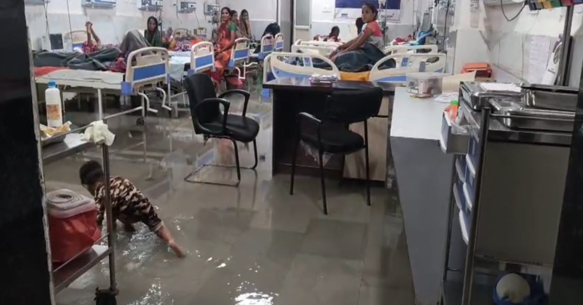 अस्पताल है या तालाब ? ICU और HDU वार्ड में जलभराव, पानी में चलता रहा इलाज, मरीजों की सुरक्षा पर उठे सवाल ?