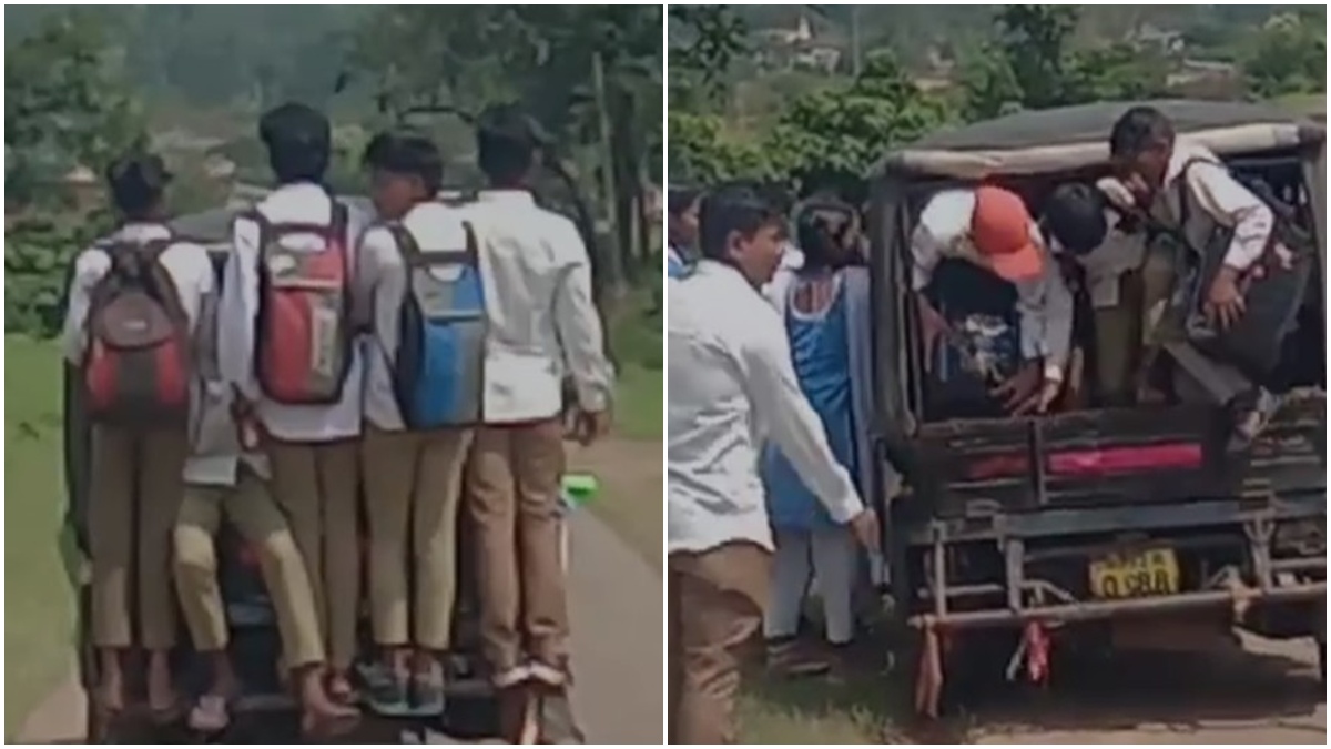 जान हथेली पर लेकर स्कूल जाने को है मजबूर छात्र, संसाधनों की कमी के चलते हर रोज तय करते हैं मुश्किल भरा सफर  