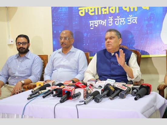 पंजाब सरकार के “Rising Punjab-Suggestions to Solutions” कार्यक्रम से उद्योगों को मिलेगा बड़ा लाभ : संजीव अरोड़ा