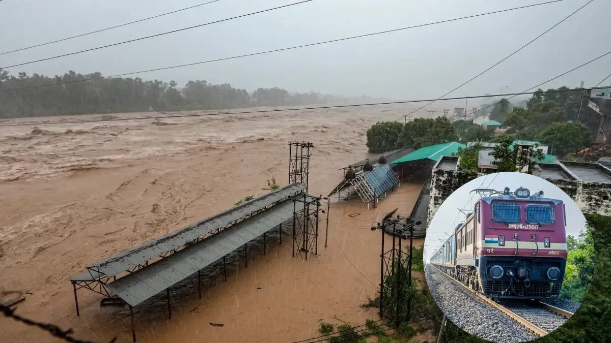 पंजाब में बाढ़ के कारण रद्द हुई कई ट्रेन
