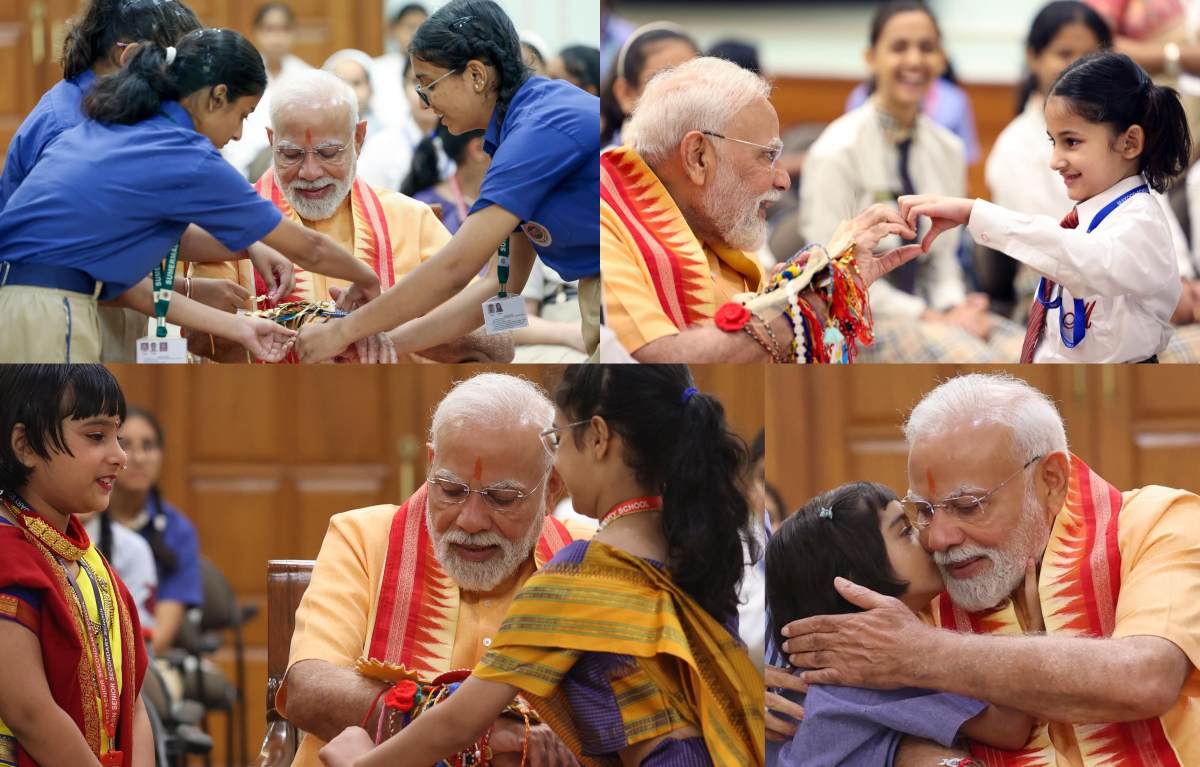 पीएम मोदी ने छोटी बच्चियों संग मनाया रक्षाबंधनः सीएम योगी, राहुल गांधी से लेकर मुख्तार नकवी तक… इस तरह राजनेताओं ने मनाई राखी, दिल छू लेंगी तस्वीरें