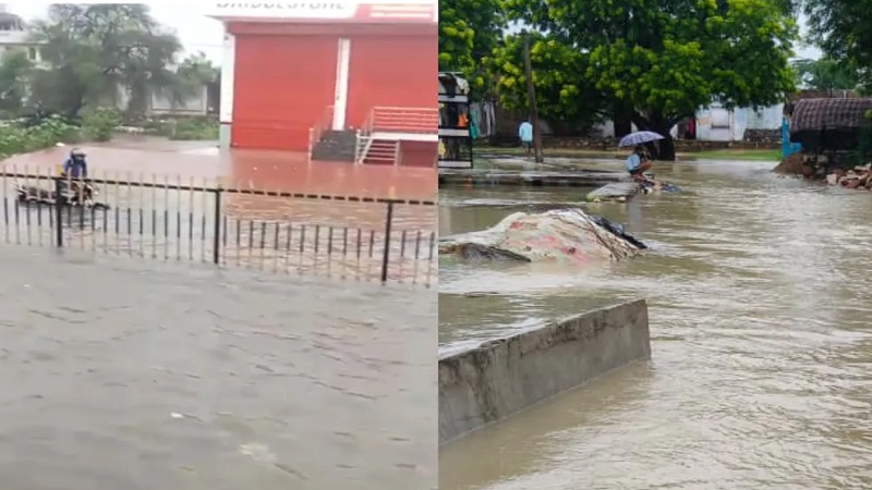 Rajasthan News: राजस्थान में भारी बारिश का कहर, चंबल नदी उफान पर, कई गांवों का संपर्क टूटा