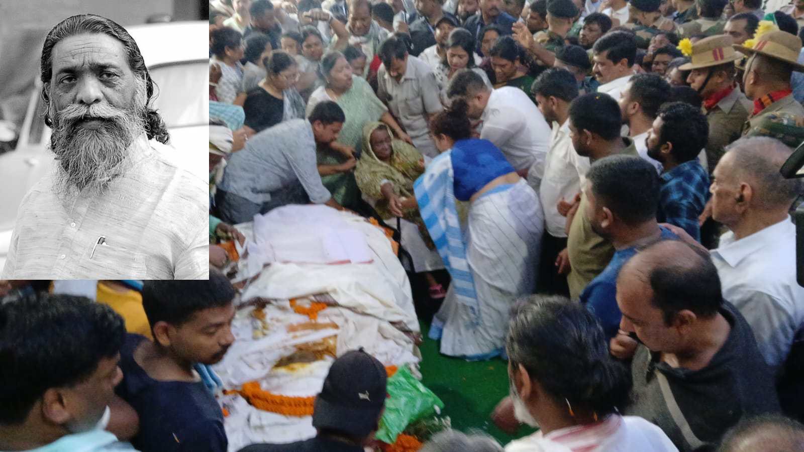 पंचतत्व में विलीन हुए गुरु जी, फूट-फूट कर रोते दिखाई दिये सीएम हेमंत सोरेन ; Champai Soren के भी छलक पड़े आंसू , खरगे और राहुल भी रहे मौजूद