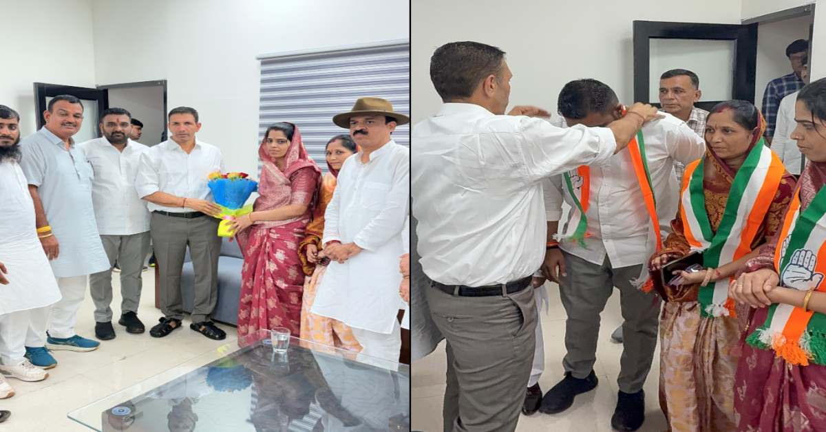 MP में बीजेपी को झटका: नगर पालिका अध्यक्ष ने ज्वाइन की कांग्रेस, कई कार्यकर्ताओं ने भी ‘फूल’ छोड़ थामा ‘हाथ’