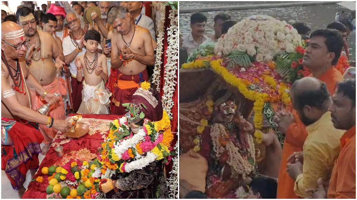 उज्जैन में निकली बाबा महाकाल की पंचम सवारी, पांच स्वरूपों में भक्तों को दिए दर्शन