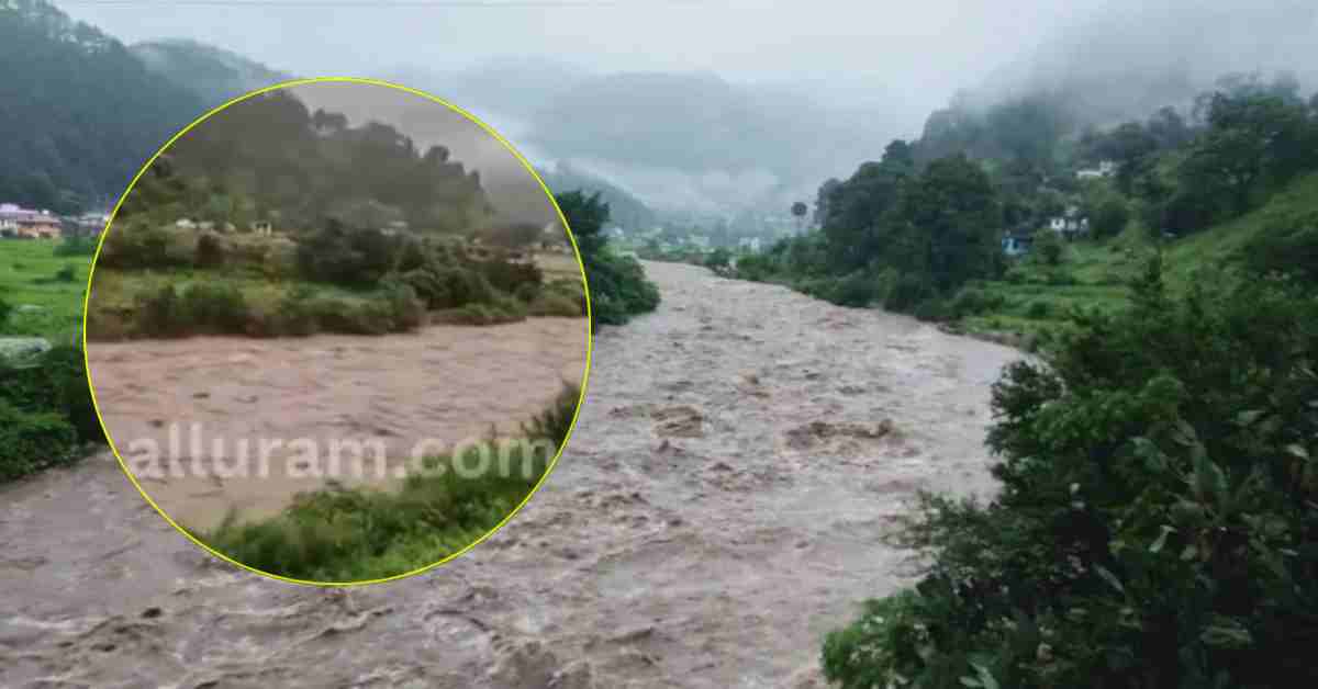 सोमेश्वर और खैरना में कोसी नदी का कहर: घरों और बाजारों में घुसा पानी, अलर्ट जारी
