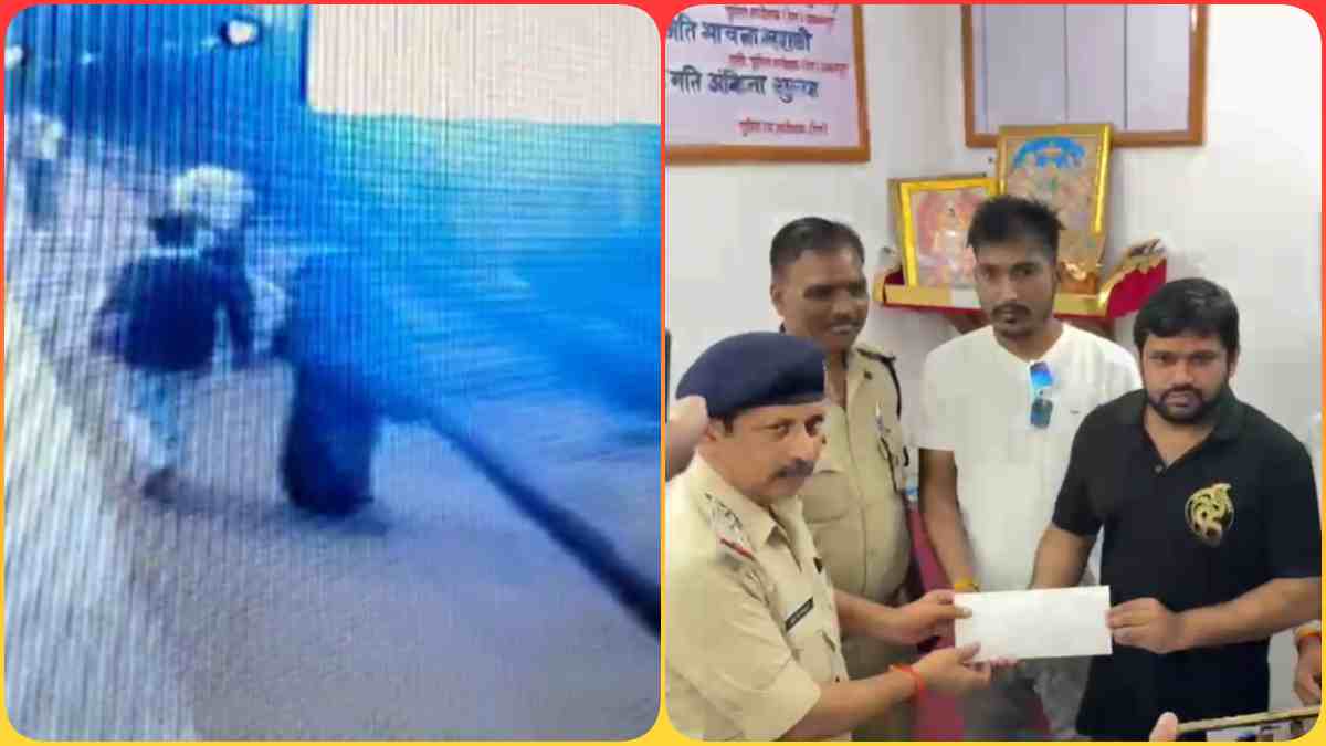 सूट पहनकर चढ़ी, काली साड़ी पहनकर उतरी: तेजेंद्र का हाथ पकड़े कैमरे में कैद हुई अर्चना, इधर मुंह बोले भाई ने कटनी GRP पुलिस को दिए 51 हजार, Video