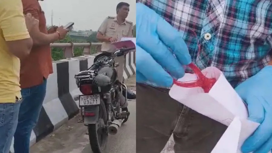 मांझे ने काटी जिंदगी की डोर : दिल्ली में चाइनीज़ मांझे से बाइक सवार का गला कटा, गंभीर हालत में AIIMS में भर्ती