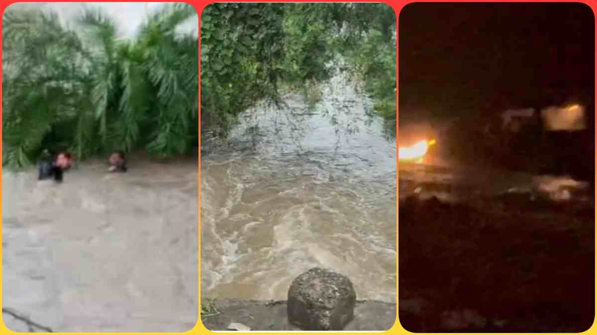 MP में बारिश का कहर: इंदौर में 2 बच्चे बहे, खरगोन में बाइक सवार बहा, बैतूल में गूगल मैप ने उफनती नदी में फंसाया