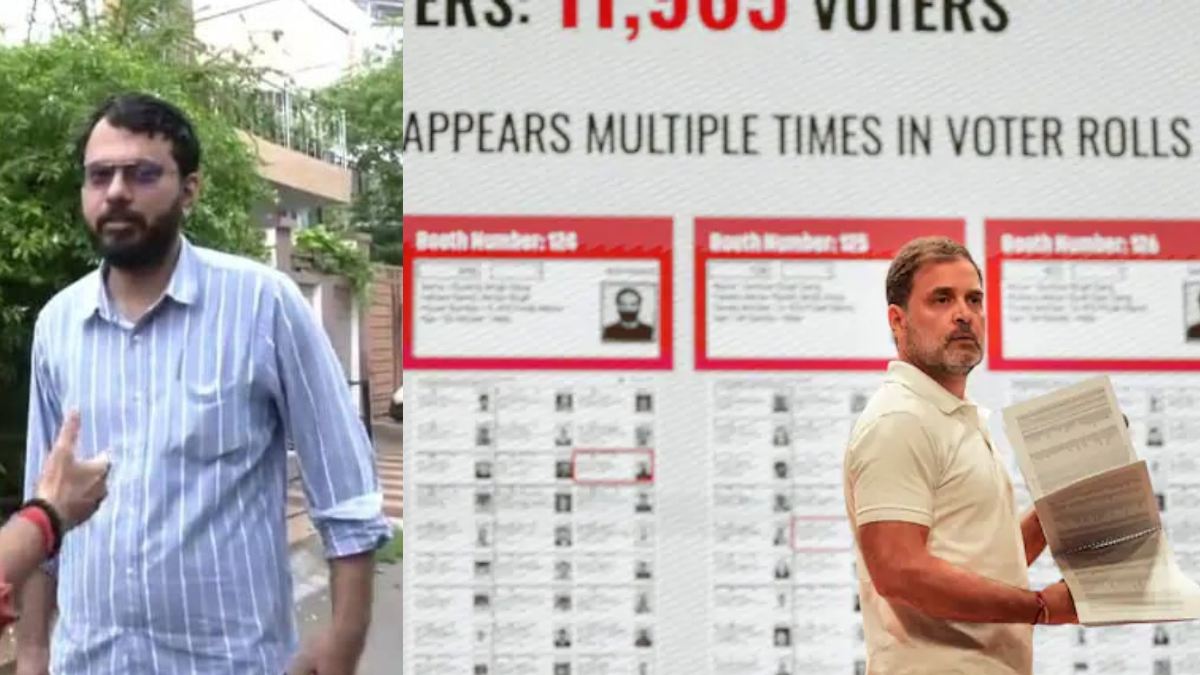 राहुल गांधी ने EC पर आरोप लगाते समय जिस आदित्य श्रीवास्तव का लिया नाम, वो आया सामने ; बोला – कांग्रेस नेता को मेरी पर्सनल डिटेल्स शेयर नहीं करनी चाहिए थी…